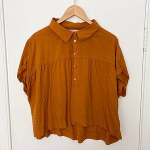 Orange Monk & Lou Blouse